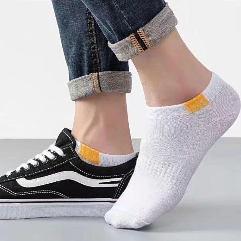 5 أزواج الرجال الجوارب القطنية تنفس العرق ماصة الرياضة جورب جودة عالية مريحة الأزياء الجوارب مزيل العرق جوارب الأعمال #3
