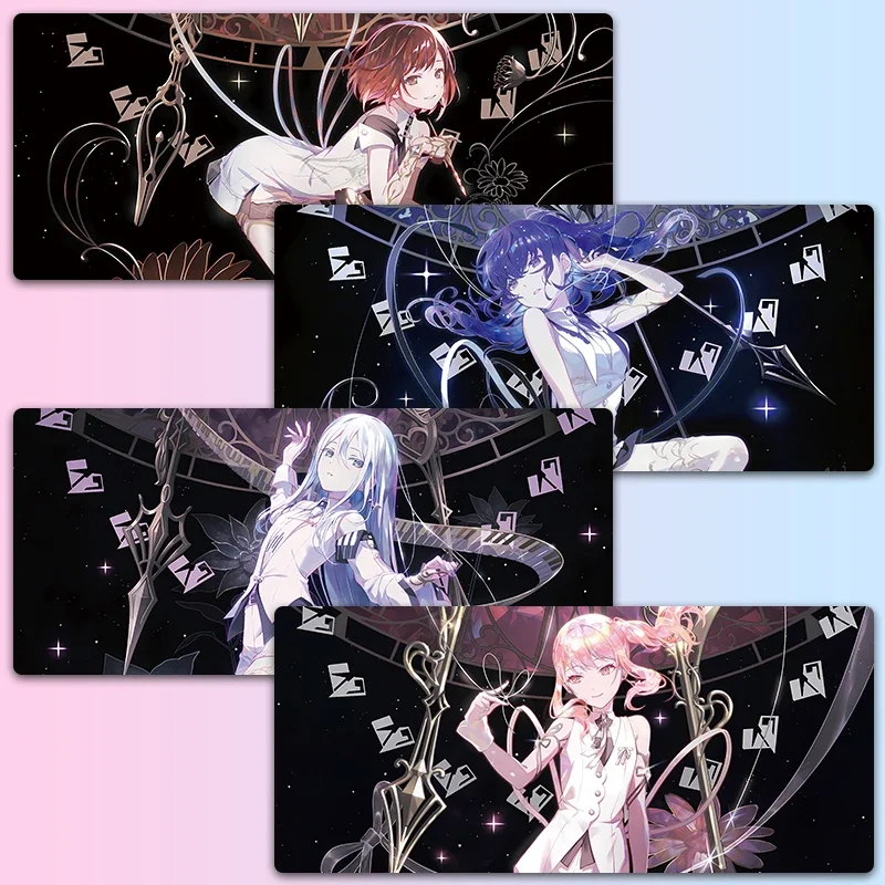 لوحة ماوس كبيرة من Project Sekai World Link PJSK 25Ji MMJ WxS VBS LN XXL كمبيوتر محمول غير قابلة للانزلاق لوحة مفاتيح مكتبية حصيرة مكتبية لوحة ماوس