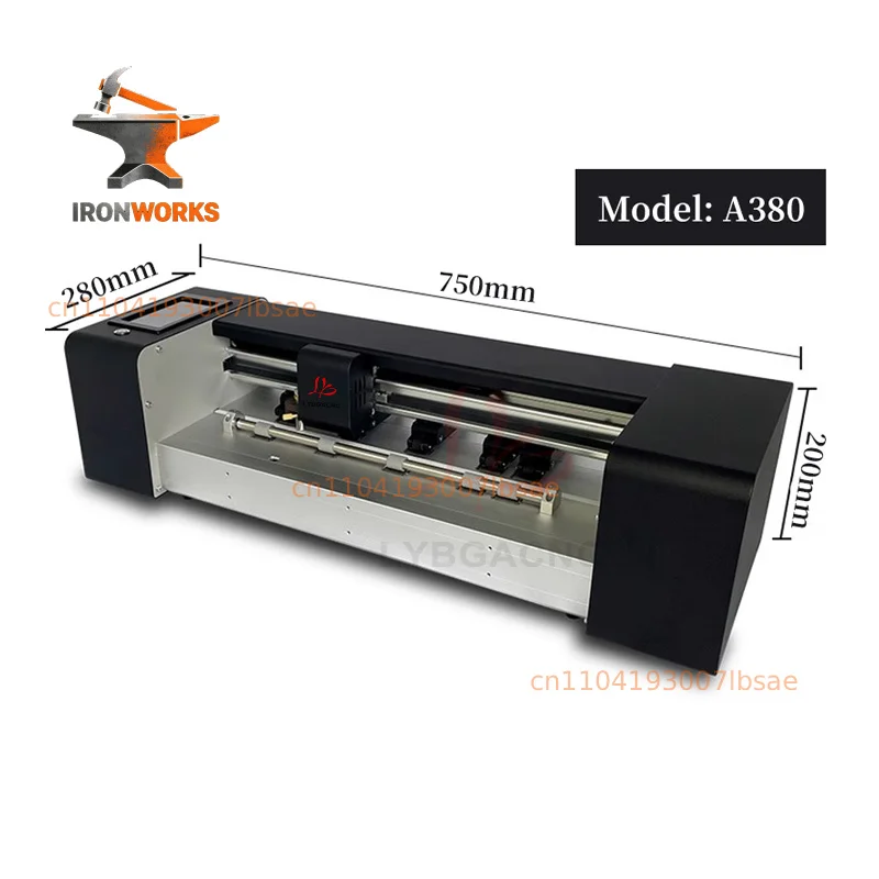 Camera Automatic Film Cutting Machine Engraving Lettering Coding Tools A380 Edge Router Die Cutter Feeder For A3 Paper 1000MM/S