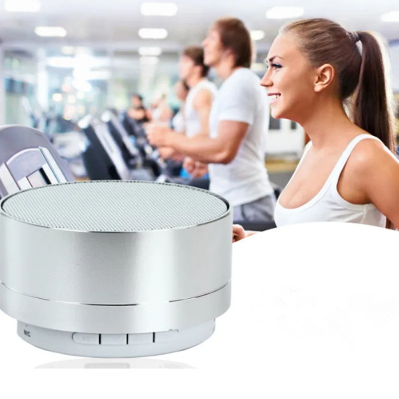 Altavoz Bluetooth inalámbrico A10, cañón pequeño de acero, Subwoofer, Mini tarjeta de regalo portátil, Audio Bluetooth, PC, Notebook, altavoz para exteriores