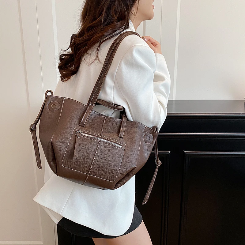 

Известные дизайнерские кожаные сумки для женщин, элегантная сумка через плечо через плечо, просторная сумка для ежедневного использования