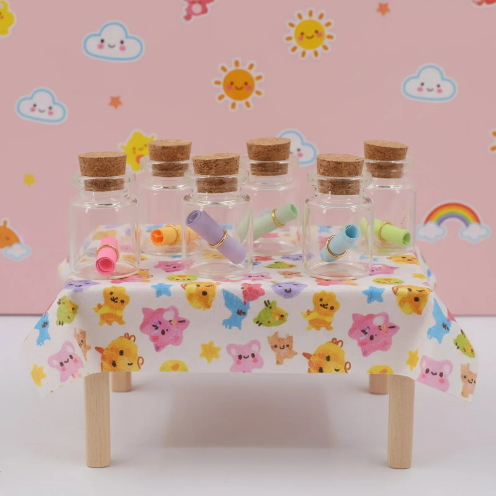 Suitable For Mini Dollhouse Ornaments, Wishing Bottles, Glass Bottles, Drifting Bottles, Random One Children's Gifts