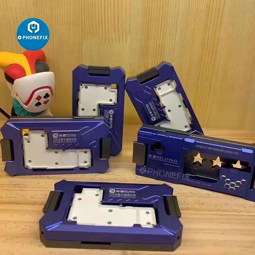 Mijing Professionelles logisches MainBoard Layered Testing Frame Lötvorrichtung für IPhone X-14PM Elektronik-Schweißreparaturwerkzeug