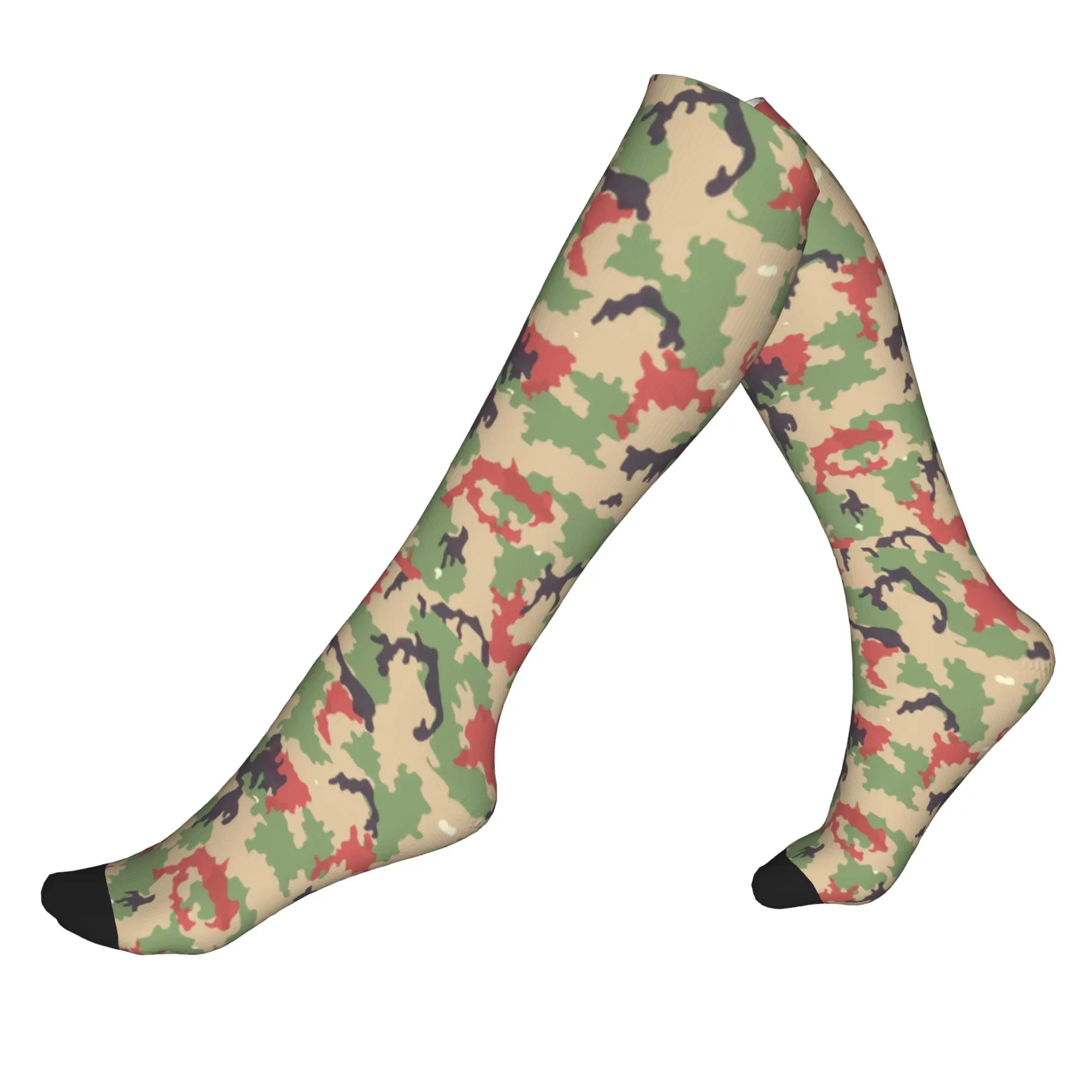 Швейцарские компрессионные носки Alpenflage Camo для мужчин и женщин, унисекс, забавные носки с 3D-принтом, камуфляжные носки