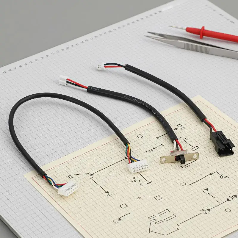 1/12 RC Car Wiring Harness High Performance Battery Cable Switch Wire Replacement Part for MN82 MN99S2 RC Hobbyist Repair