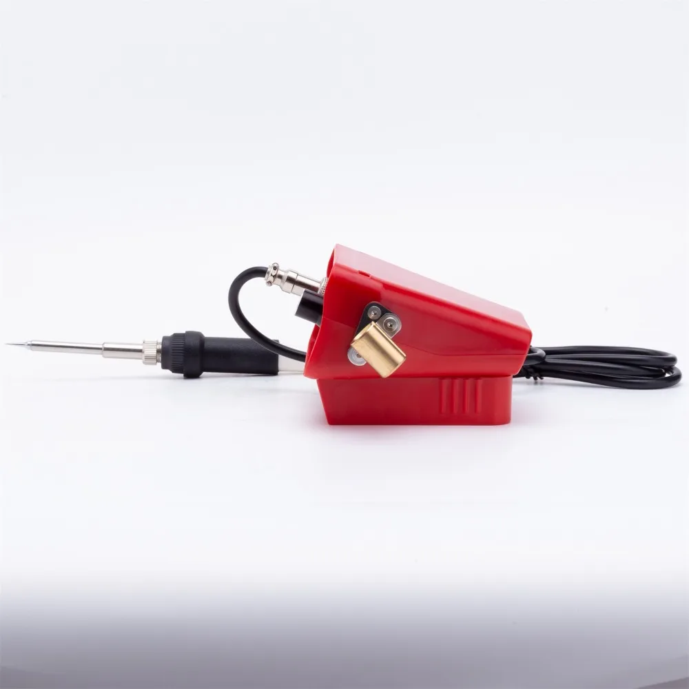 Portable T12 Intelligent Digital Soldering Iron Welding Station for Milwaukee 18V/20V Lithium Battery for DIY Repair（No Battery