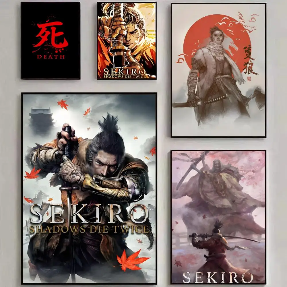 Sekiro The Wolf Clan Poster HD art sticky wall waterproof home living room bedroom bar aesthetic decoration