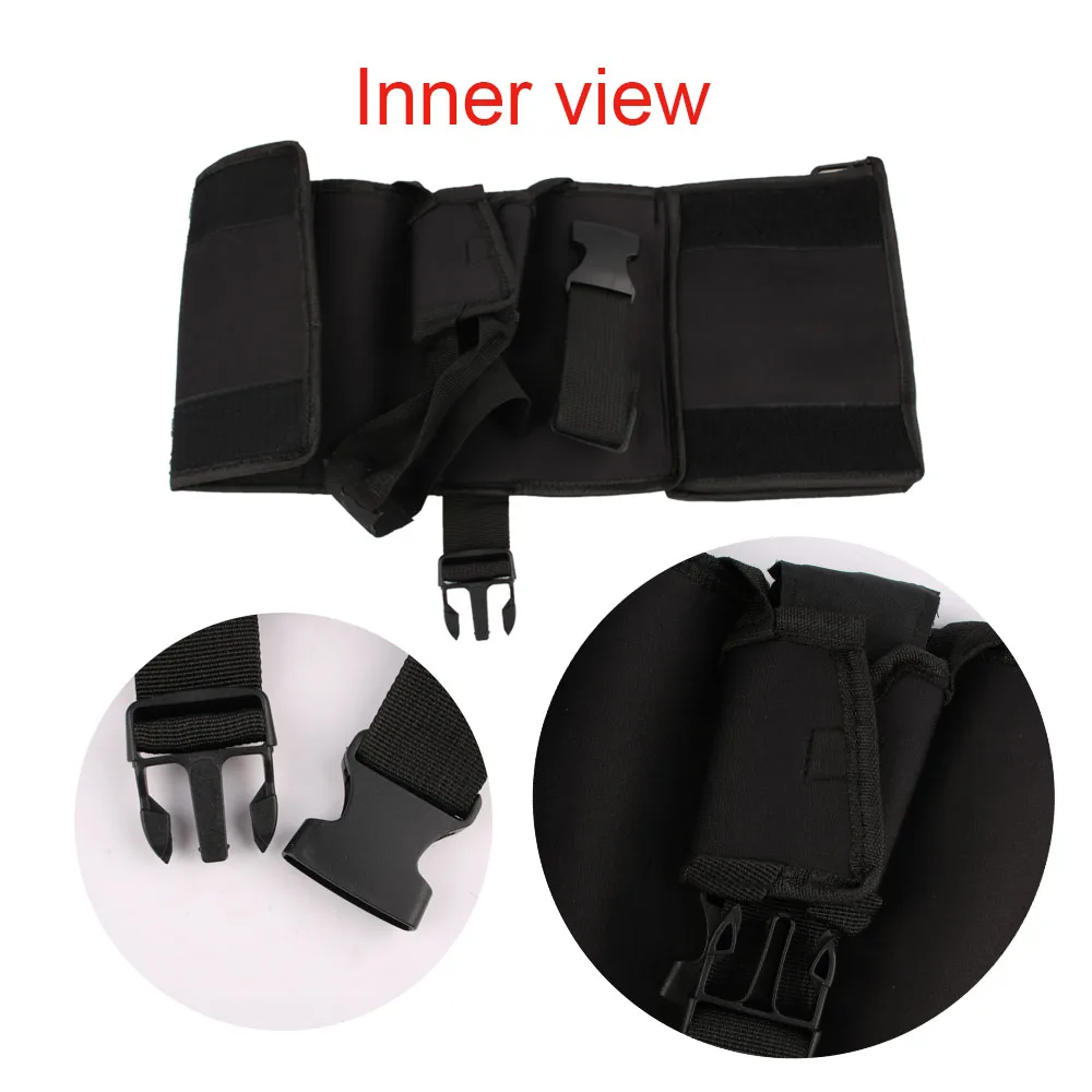 Borsa per attrezzi pieghevole in tessuto Oxford, organizer multitasche portatile per chiavi, cacciaviti, kit di riparazione per attrezzi fai da te, borsa multiuso