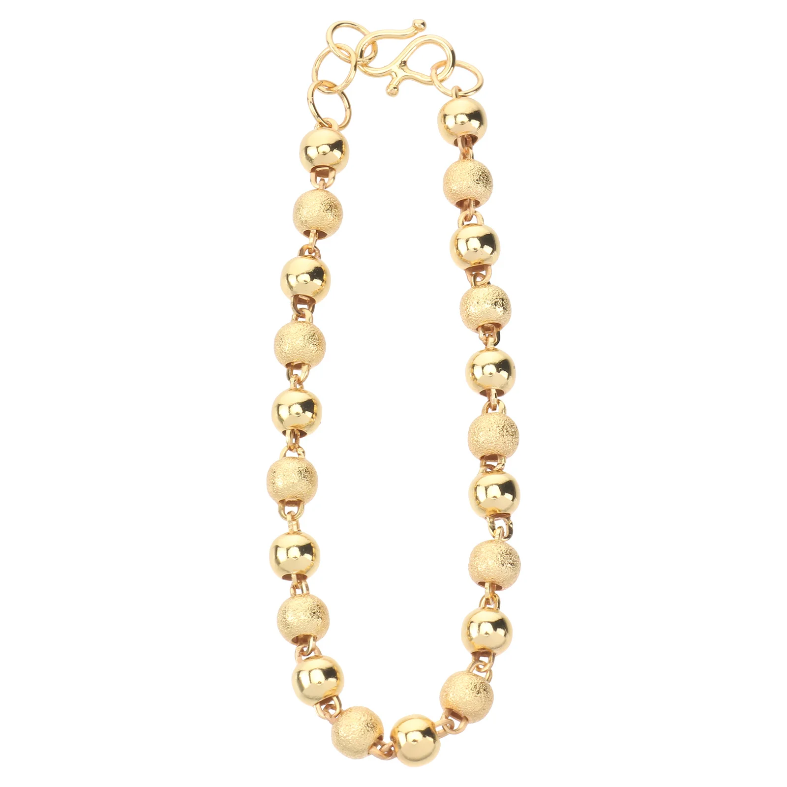 

1Pcs Titanium Buddha Beads Bracelet Gold Plated Elegant Lightweight Women Jewelry Gift for Birthday Anniversary Promotion