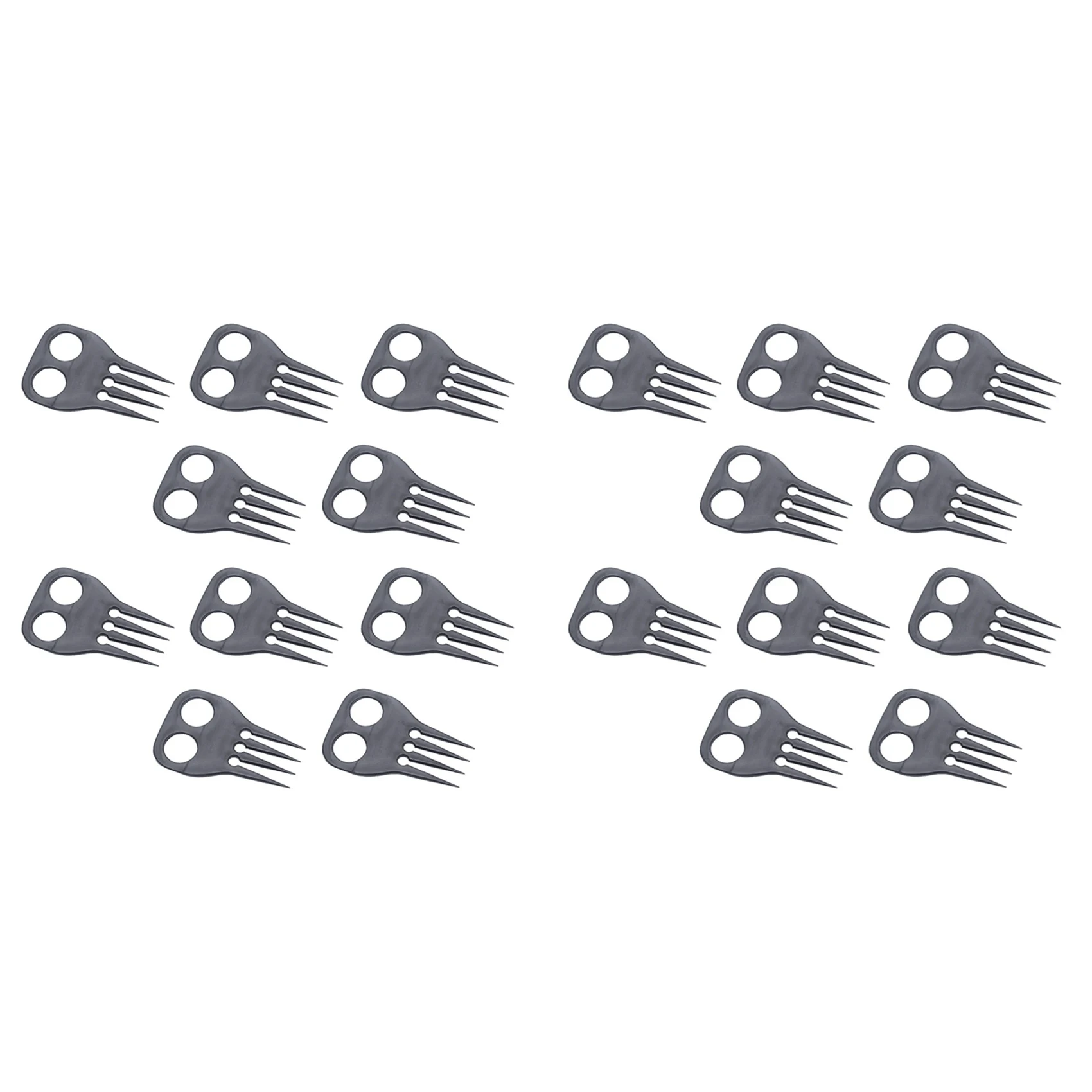 【الأسهم】20 قطعة مشط تجديل الحصان لأداة ركوب الخيل في الهواء الطلق #5