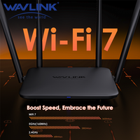 WAVLINK BE3600 Wi-Fi 7 Router Dual Band Gaming Router with MLO 4096-QAM Multi-Rus Tech Support EverythingMesh for Home WiFi