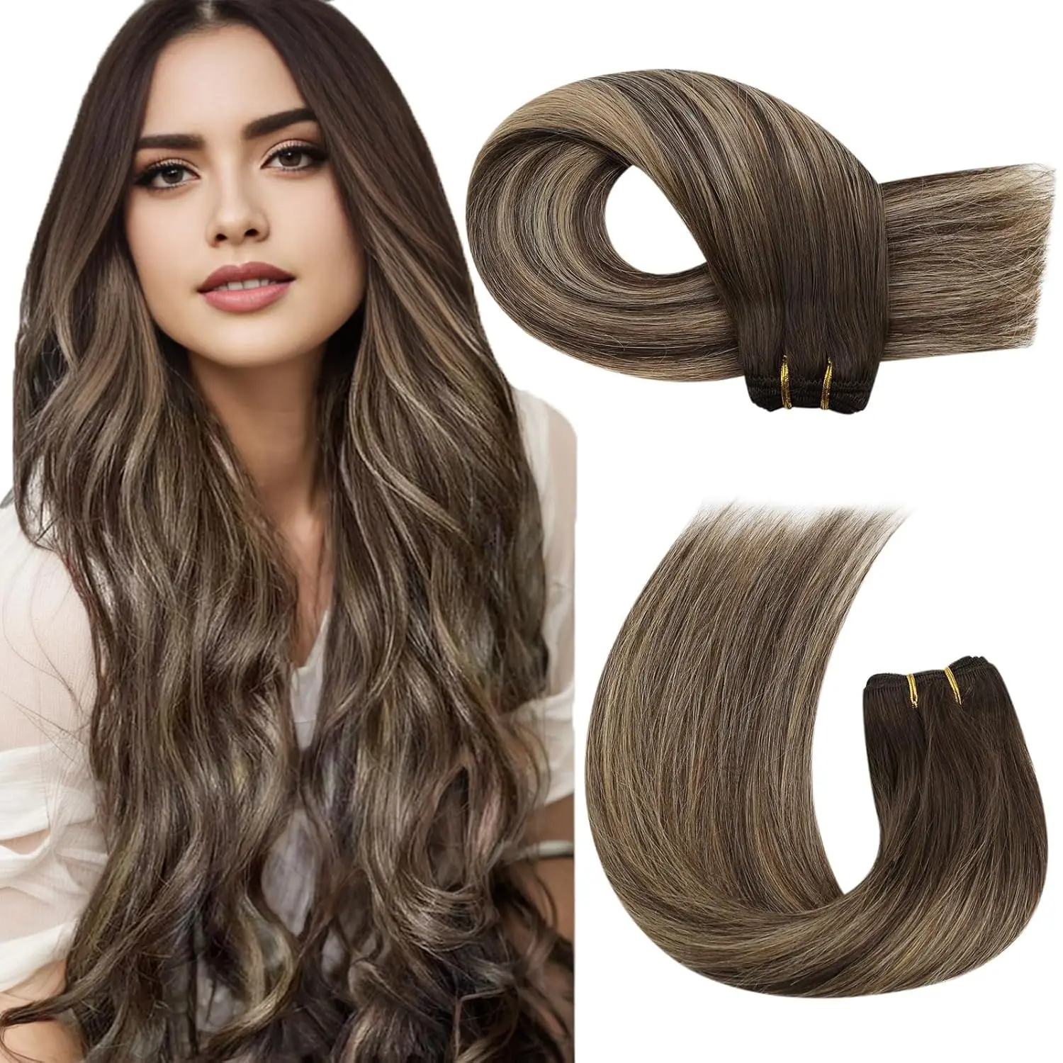 

Moresoo Hair пряди настоящие человеческие волосы, вьющиеся бразильские волосы Remy 100 г 14-24 дюйма, полноразмерные волосы для женщин