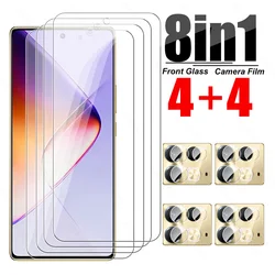 InfinixNote40 Glass 8To1 Camera Tempered Glass For Infinix Note 40 Infini Note40 Nota 40 4G HD Lens Screen Protector Safety Film