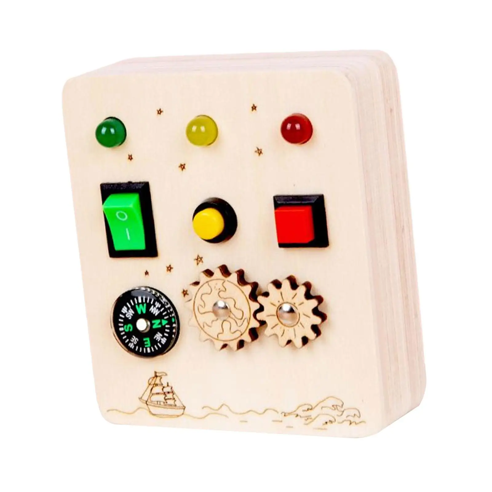 LED Switch Board กิจกรรมของเล่นท่องเที่ยวสําหรับการสอนการออกกําลังกายแบบโต้ตอบ