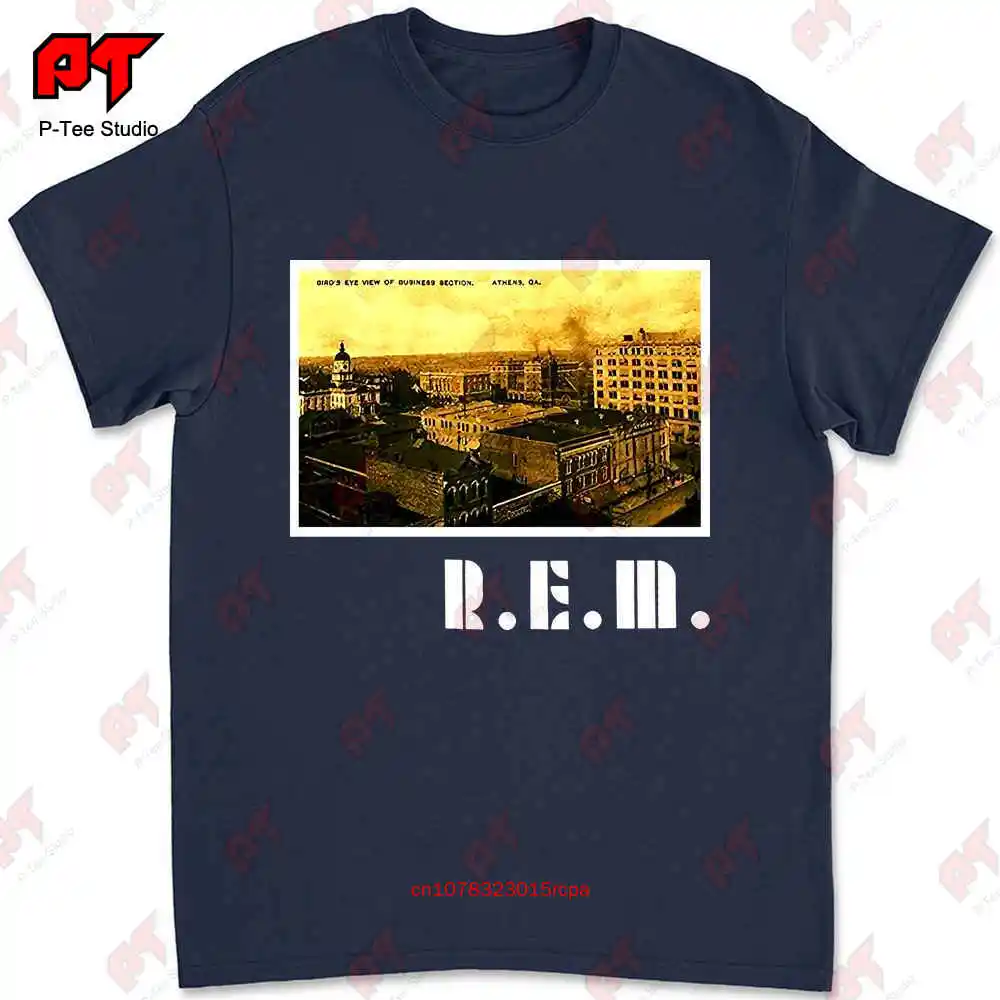 Rem R.E.M. Athens Postcard T-shirt 0GKF