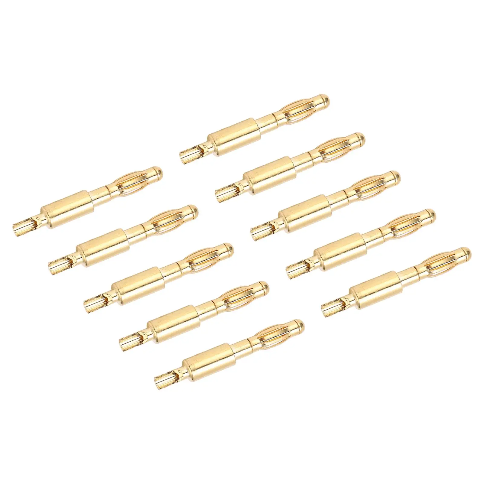 High Precision 4mm Banana Male Connector - CNC Copper, Anti-Oxidation Plug for diy Electrical Testing