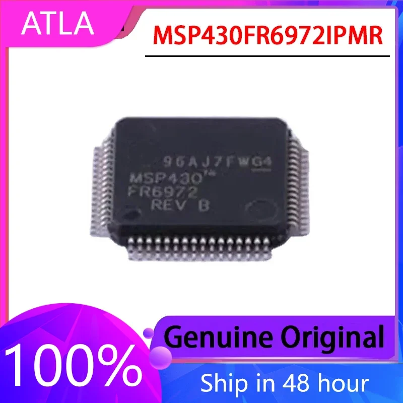 

1PCS New Original MSP430FR6972IPMR LQFP64 Packaged Genuine 12-bit ADC Comparator Microcontroller