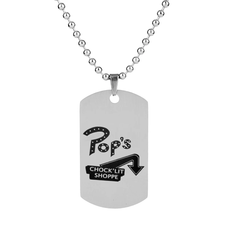 Stainless Steel Necklace Riverdale South Side Serpents Hat Pendant Necklace Bead Chain Collier