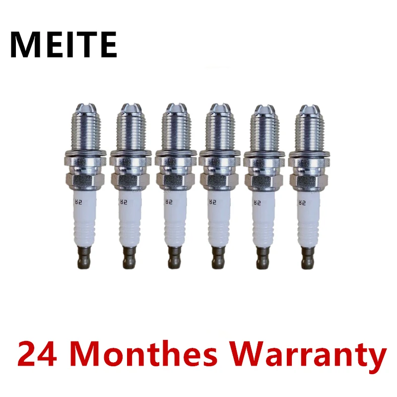 6PCS/Set 12120037607 Engine Platium Ignition System Spark Plug For BMW E46 E39 E83 E36 E63 E53 M54 M62 Z3 320 528 E38 E65 E34