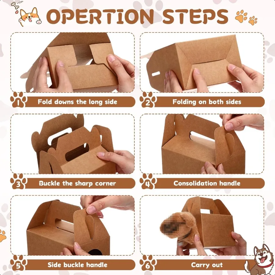30 Pcs Party Favors BoxesAdopt A Puppy Party Favors Boxmall Treat Dog Boxes Bulk Gift Party Favors StuffCandy Wedding Favor Box