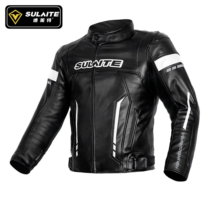 Motorcycle cycling suit, winter warm and windproof jacket, cold protection motorcycle leather suit, motorcycle racing suit