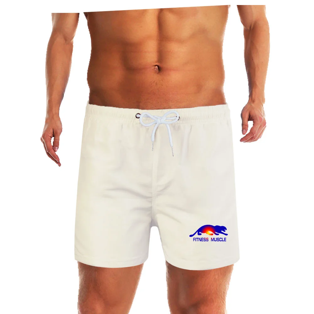 

Пляжные шорты для мужчин Классические шорты для тренировок по баскетболу в тренажерном зале Шорты с сетчатой подкладкой Летние мужские пляжные шорты Модный дизайн Короткие брюки