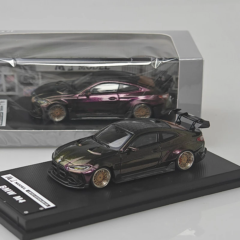 

MJ 1:64 M4 G82 легкосплавный автомобиль, литье под давлением и игрушечный транспорт, модель автомобиля, миниатюрная масштабная модель автомобиля для детей