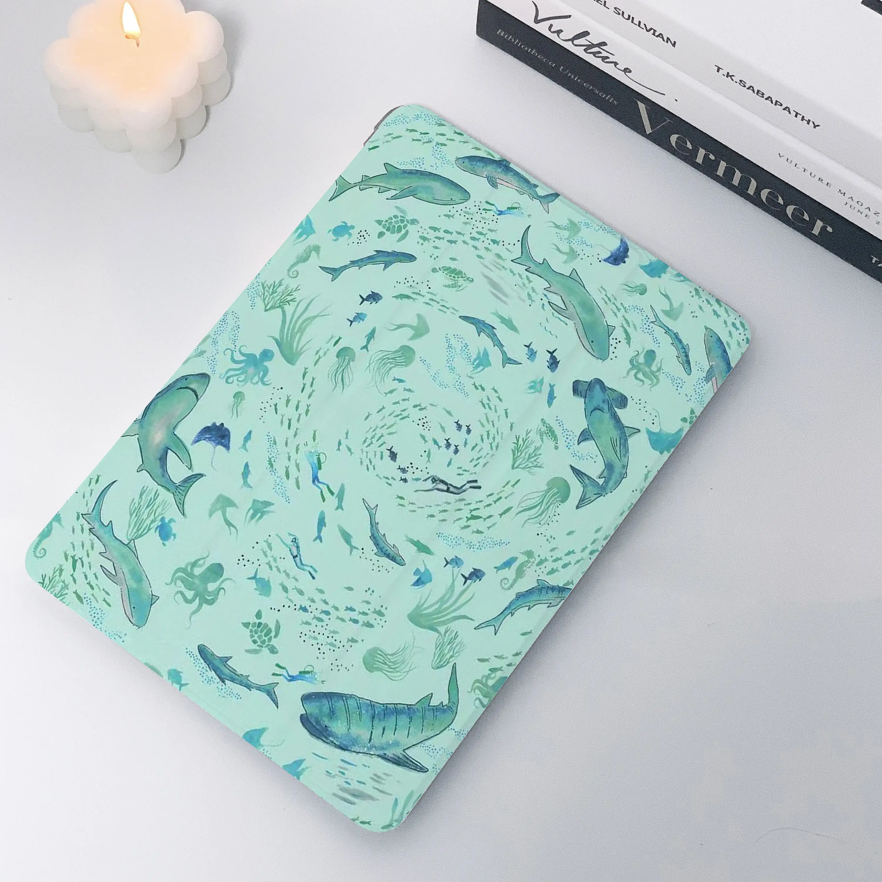 Marine Animals ipad case For Apple Air 10.9 iPad Pro 2020 Cover for iPad 10.2 11 12.9in 2021 Mini 5 6 Case