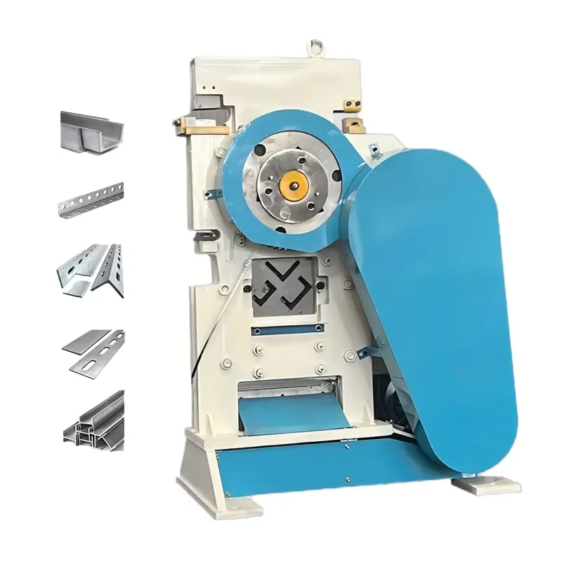 for Steel High Precision Machinery 9CrSi Tools 900KN Shear Strength Multifunctional Punch Shearing Machine Easy to Operate