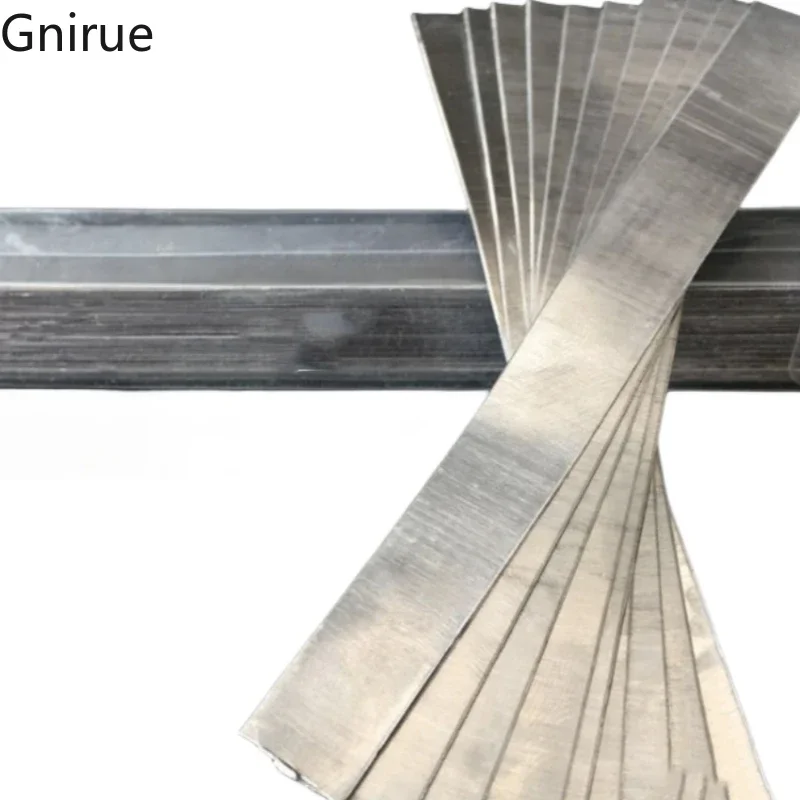 Gnirue 100mmx100mm High Purity Lead Sheet/block/plate/strip for Scientific Research Pb ≥ 99.99%