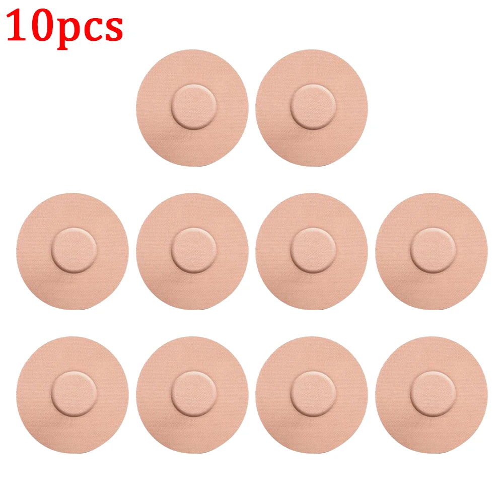 10Pcs FreeStyle Adhesive Patch Waterproof Sensor Patches Fixed Patches Transparent Bandages 4 1/2\