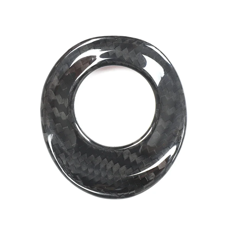 

1Pcs Real carbon fiber For Nissan 370Z 400Z 2009-2020 car center control left limited-slip button frame sticker car accessories