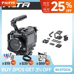 TILTA ES-T21-B Camera Cage for Blackmagic PYXIS 6K/12K Pro Kit V Mount Full cage Extended Shooting Side Panel V mount Accessorie
