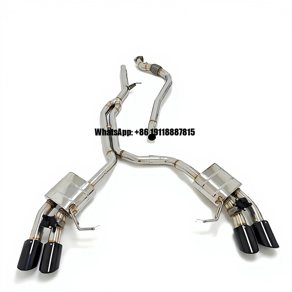 

DOSPorsche Macan 2.0T 304 Stainless Steel Performance Mid-tail Section Valve Exhaust Pipe