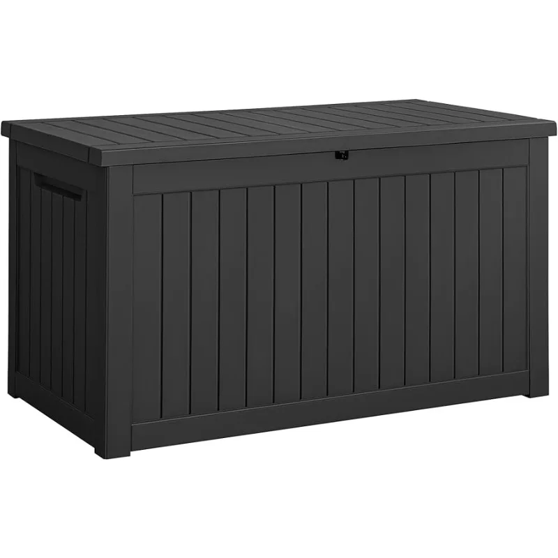 

XXL 230 Gallon Resin Large Deck Box Waterproof Outdoor Storage Box Loackable for Patio Furniture Cushions and Garden Tools(230 G