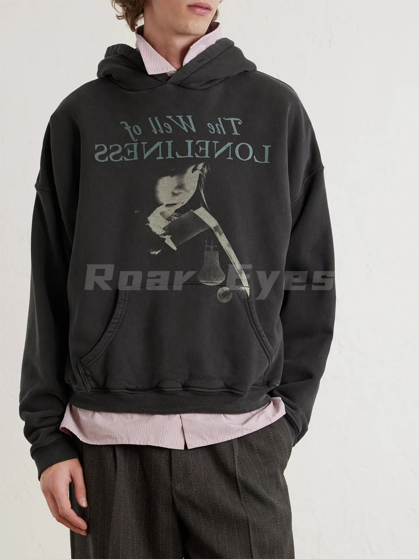 ER/D Lonely Well Washed Old Loose Sweater Hoodie 25FW