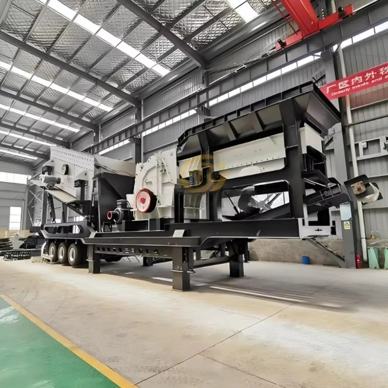 Customized All-in-One Mobile Crushing Equipment Hammer/Jaw/Impact Crusher Integration - Perfect For Copper Ore And Mineral Proce