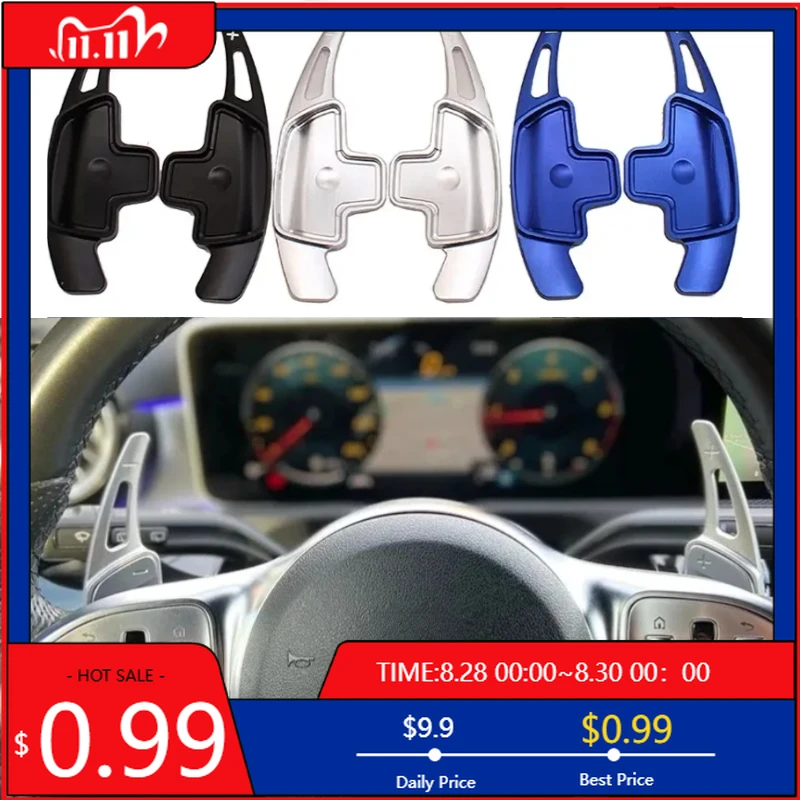 

Interior Stickers For Mercedes-Benz A Class W177 sedan V177 A180 A180d A200 A250 2019 2020 Car Steering Wheel Paddle Shifter Gea