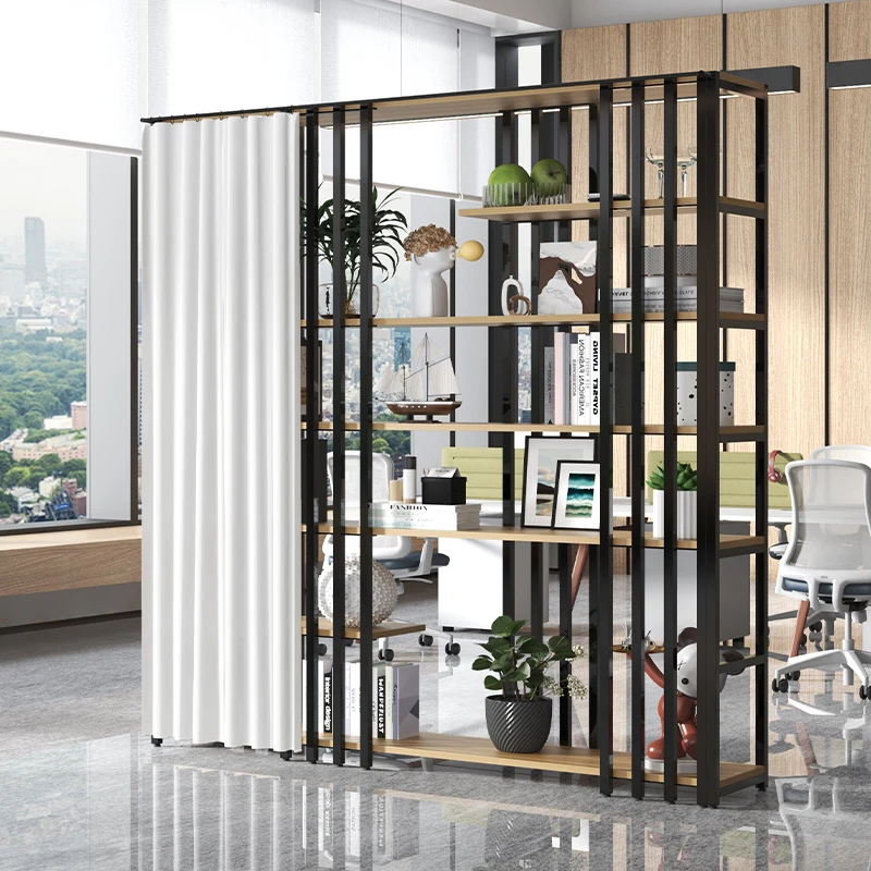 錬鉄製多層パーティションラックレストランスクリーン床から天井までの工業風ディスプレイラックオフィスエントランスウォール