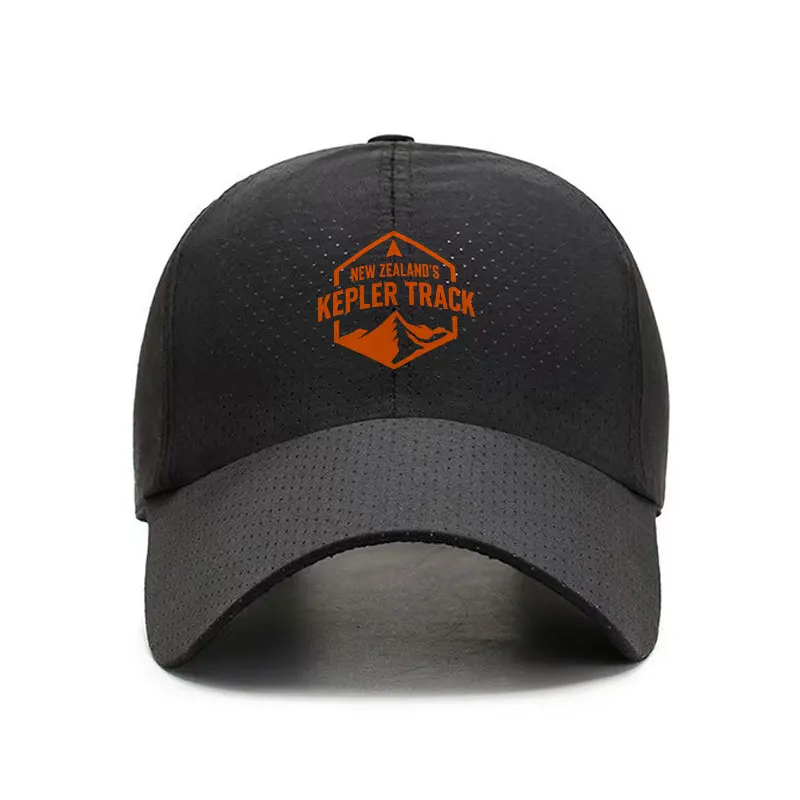 New Zealand Kepler Track Quick Dry Baseball Cap Adjustable Outdoor Hiking Hat for Men and Women