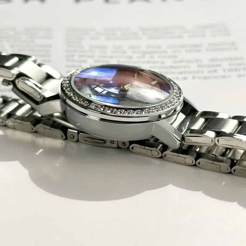 Zegarki damskie markowe, modne, z dużą tarczą, kwarcowe, luksusowe prezenty, zegarki na rękę dla kobiet, Relojes Para Mujer, dropshipping, zegar