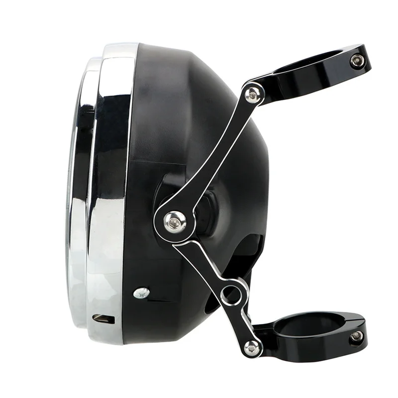 

AS57-Motorcycle Universal Headlight Bracket Mount Clamp For 39Mm-41Mm Adjustable Headlight Mount Clamp
