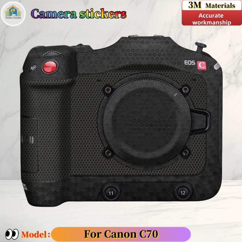 EOSC70 For Canon EOS C70 Camera stickers, DIY skin,Precision tailoring wear-resistant protective film