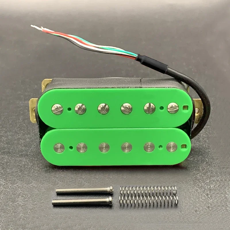 Best Offer Electric guitar humbucker bridge/neck pickup set green 6 string
