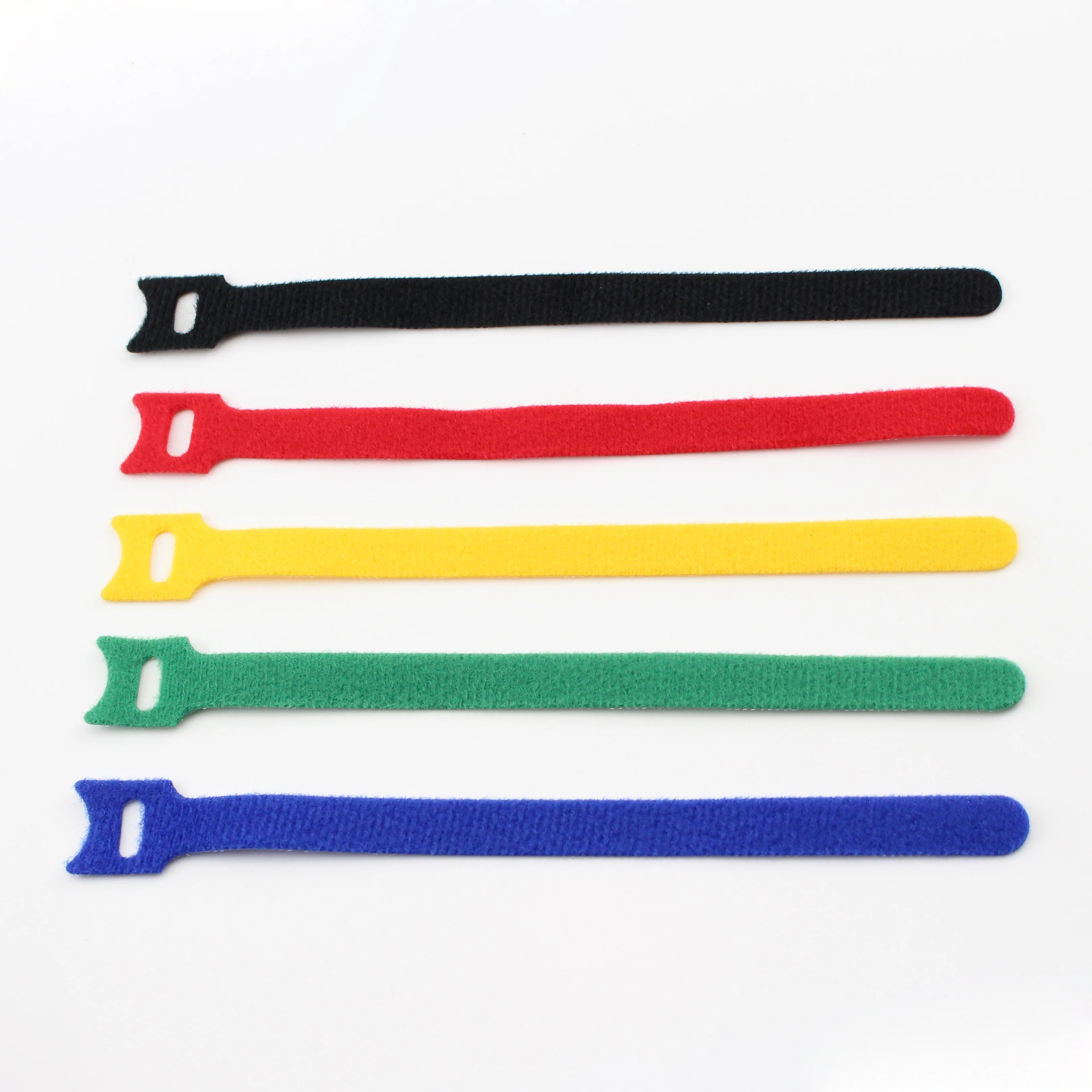100PCS Detachable Cable Ties Colored Plastics Reusable Nylon Loop Wrap Zip Ttype Tie Wire Bandage image 5