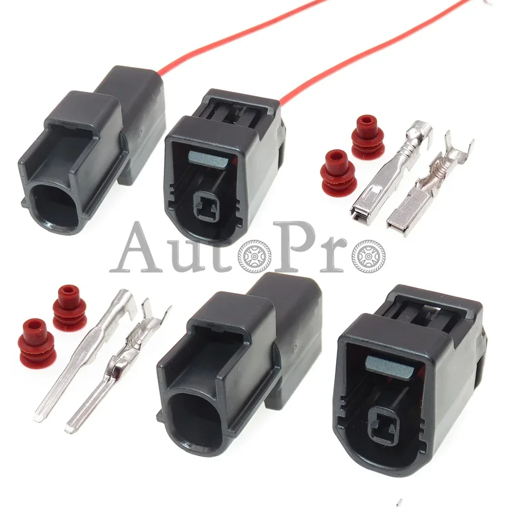 1 Set 1 Hole 6181-6658 AC Assembly Electrical Socket 6189-7214 Car Cable Harness Connector Automobile Parts