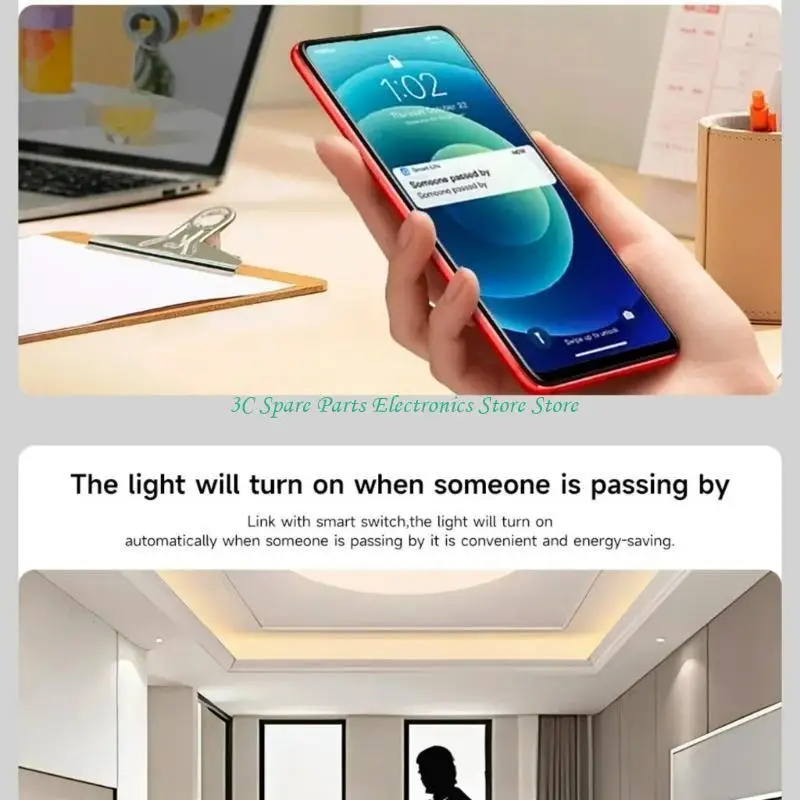 SZ Intelligent PIR Motion Detection Device for Enhancing Home Safety with WiFi or ZigBee3.0 Support Human Movement Detector