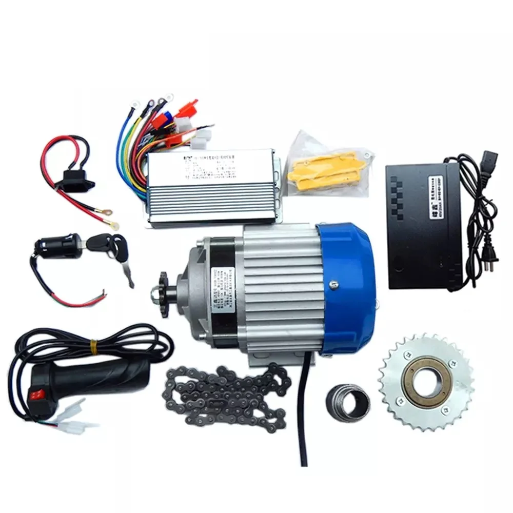 48V 750W Tricycle Accessories Geared Mid Motor Kits For Tricycle Quadricycle