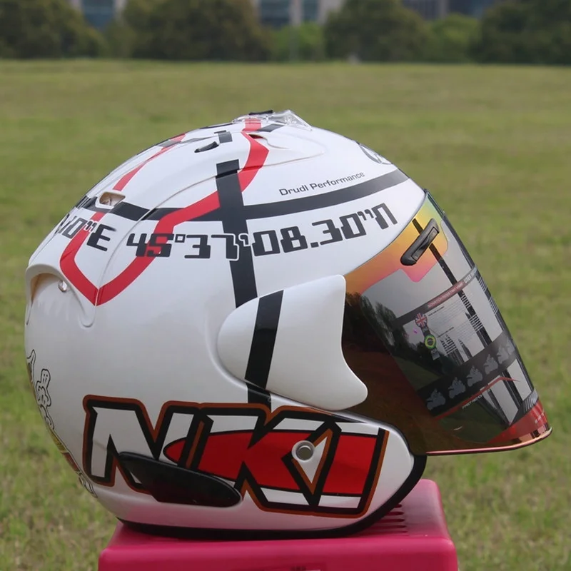 

Motorcycle Helmet Open Face 3/4 Helmet SZ-Ram 3 Snail Cycling Dirt Racing Motorcycle Kart Protective Helmet Capacete