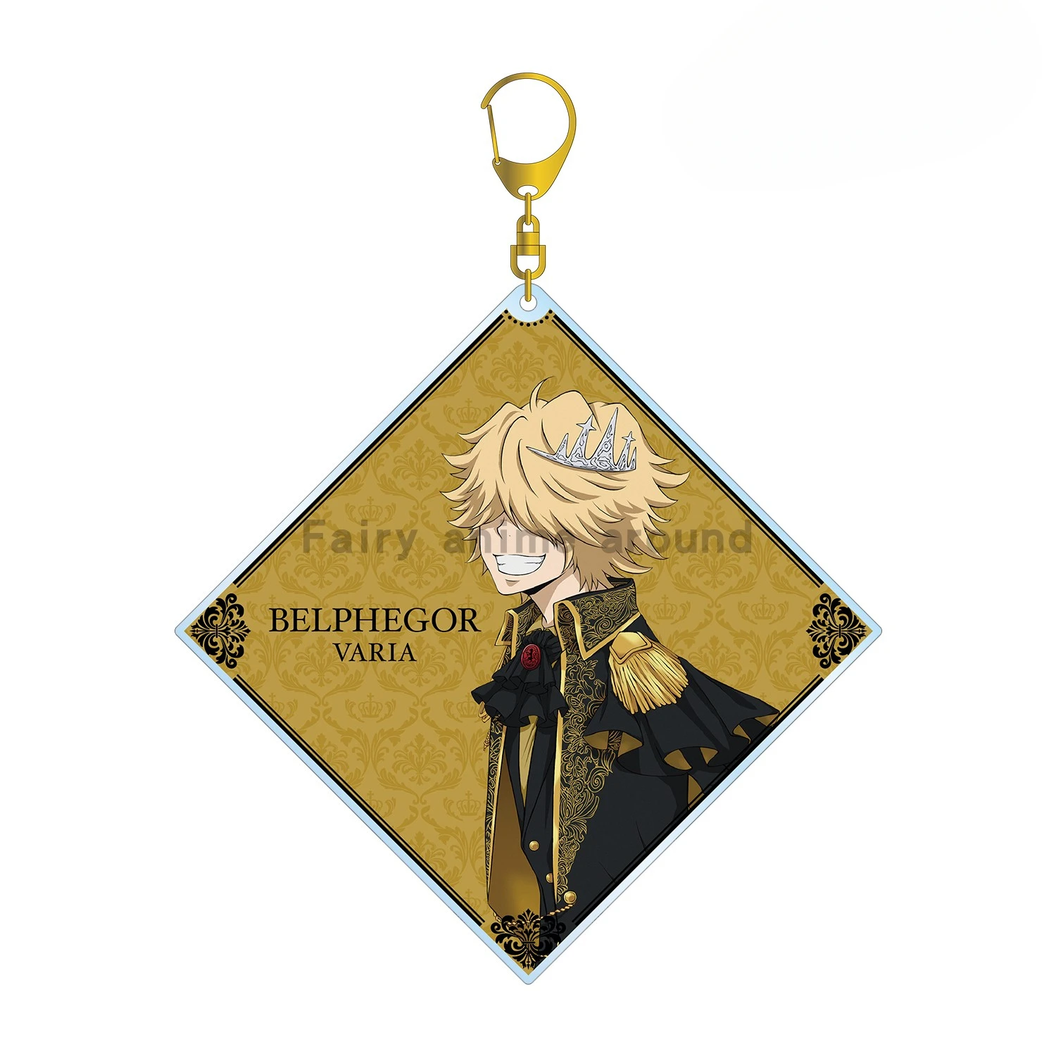 Anime Gokudera Hibari XANXUS Mukuro Squalo Tsuna Belphegor Portachiavi Gioco di bambole Portachiavi in acrilico Ciondolo per regalo